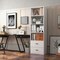 Costway 6-Tier Tall Bookshelf Freestanding Modern Bookcase Black Storage Cabinet White/Black
